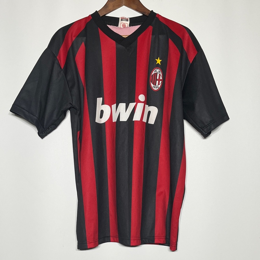 Black and Red Striped Jersey